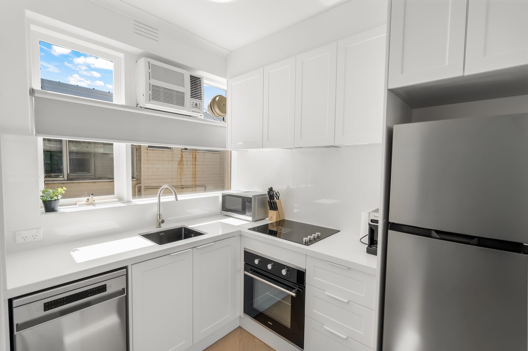 Modern kitchen in a Melbourne apartment